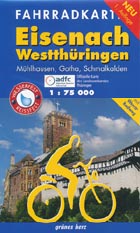 Fahrradkarte Eisenach - Westthüringen